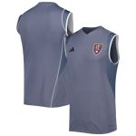 men8217s real salt lake adidas gray 2023 on-field sleeveless training jersey | LA Galaxy Jerseys and Fan Gear | MLS Apparel