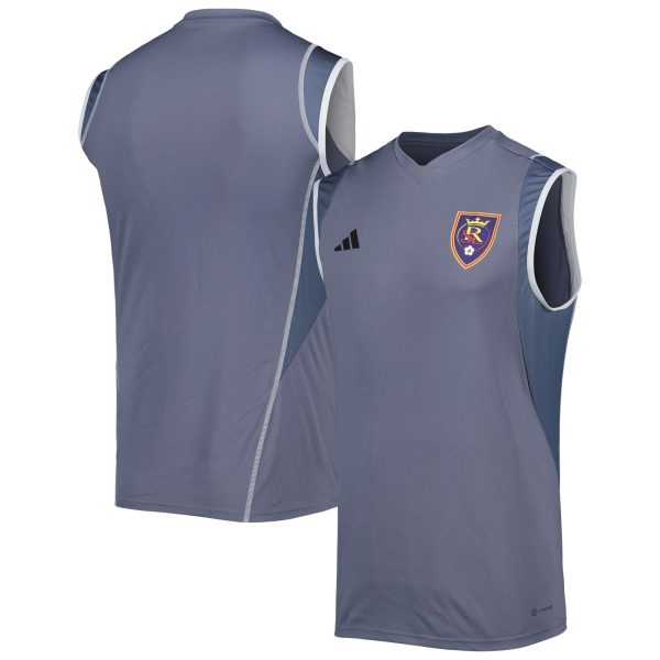 men8217s real salt lake adidas gray 2023 on-field sleeveless training jersey | LA Galaxy Jerseys and Fan Gear | MLS Apparel
