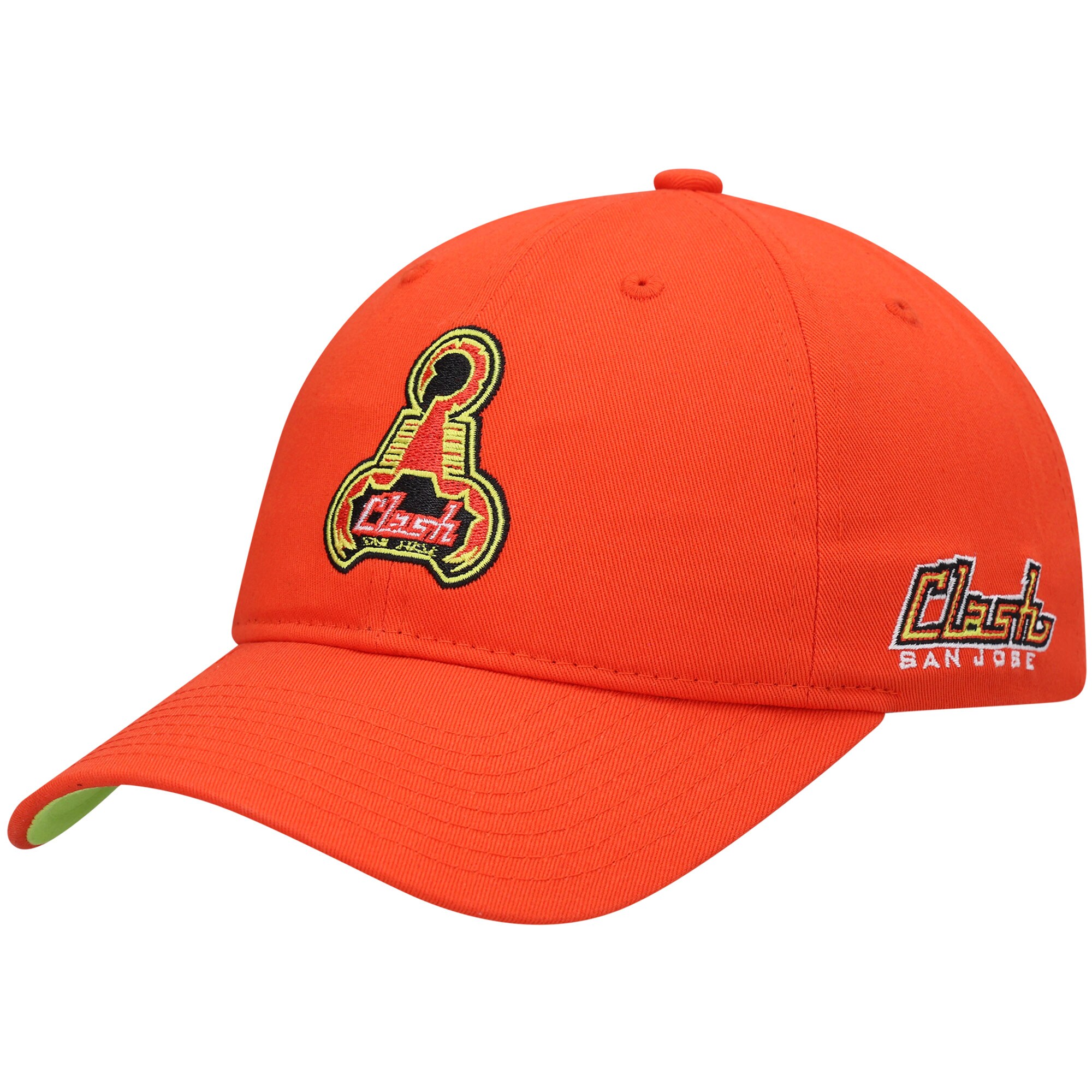 men8217s san jose clash mitchell amp ness orange adjustable hat | LA Galaxy Jerseys and Fan Gear | MLS Apparel