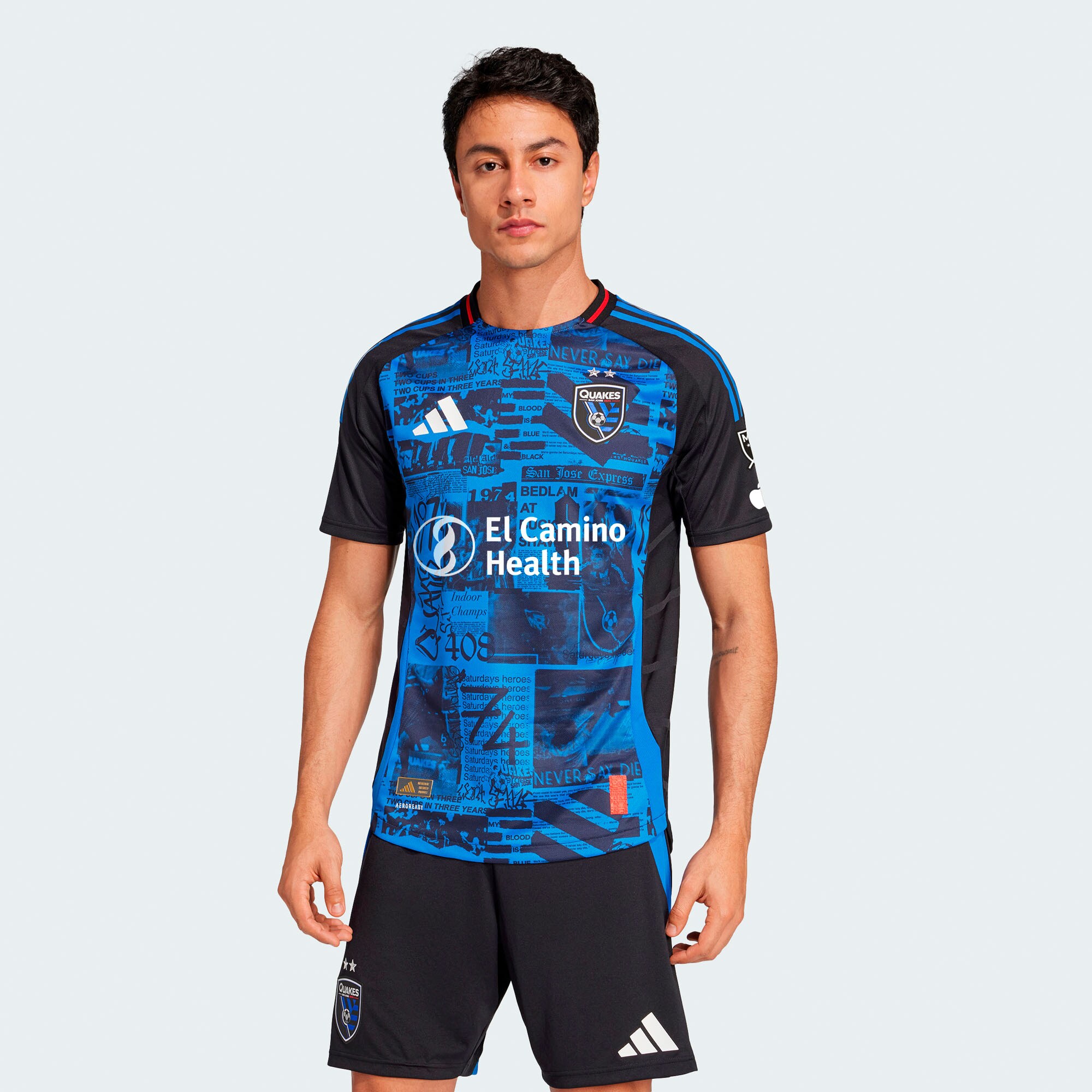 men8217s san jose earthquakes adidas black 2025 headliner authentic jersey | LA Galaxy Jerseys and Fan Gear | MLS Apparel