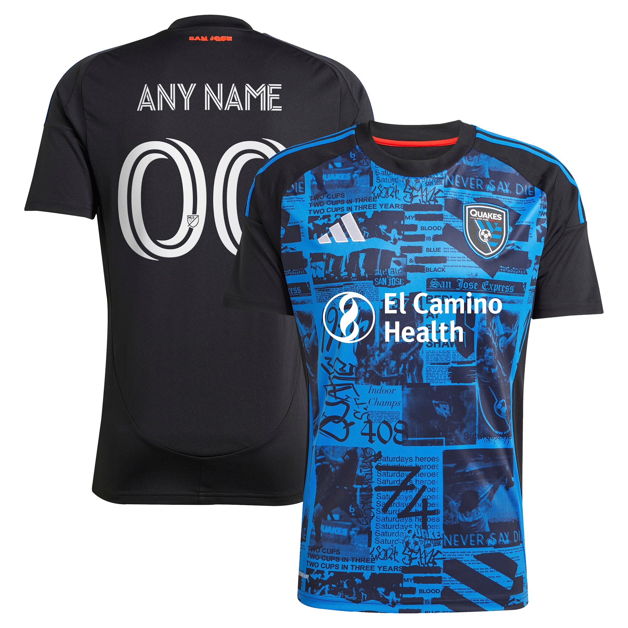 men8217s san jose earthquakes adidas black 2025 headliner replica custom jersey | LA Galaxy Jerseys and Fan Gear | MLS Apparel