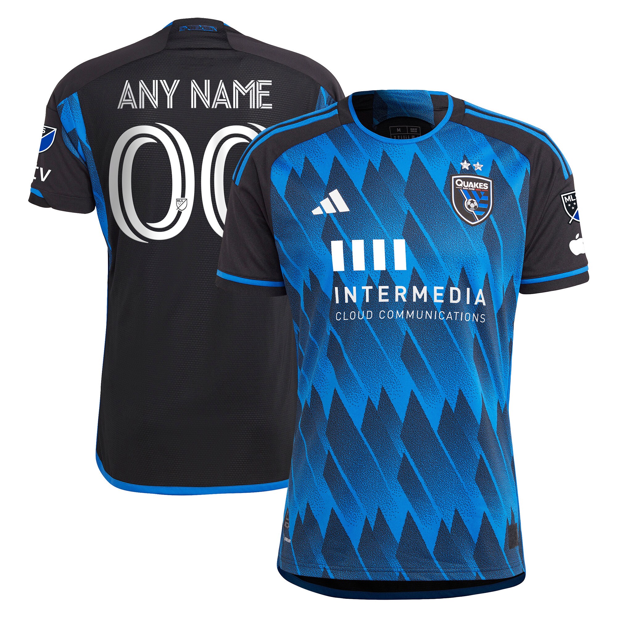 men8217s san jose earthquakes adidas blue 2023 active fault jersey authentic custom jersey | LA Galaxy Jerseys and Fan Gear | MLS Apparel