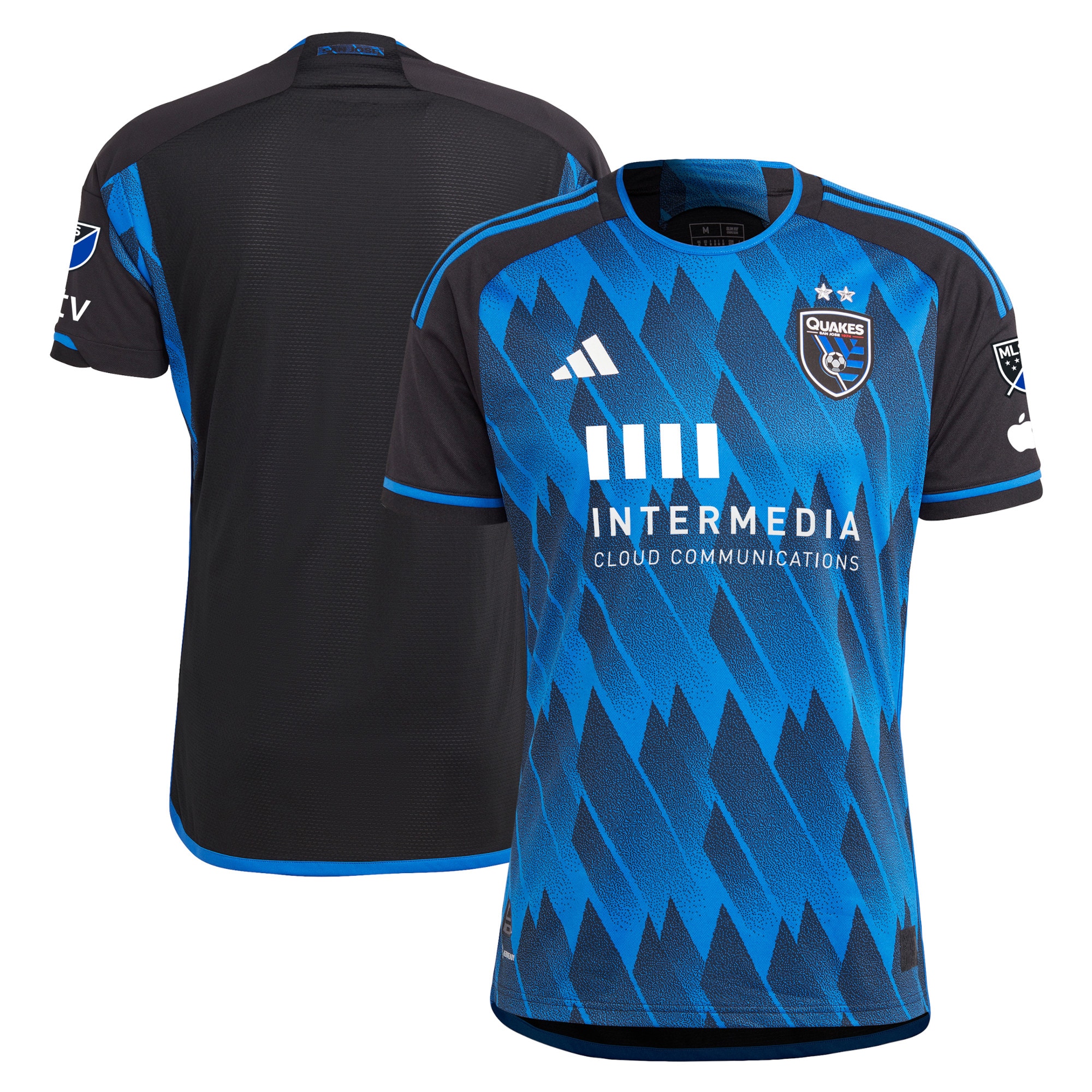 men8217s san jose earthquakes adidas blue 2023 active fault jersey authentic jersey | LA Galaxy Jerseys and Fan Gear | MLS Apparel
