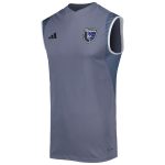 men8217s san jose earthquakes adidas gray 2023 on-field sleeveless training jersey | LA Galaxy Jerseys and Fan Gear | MLS Apparel