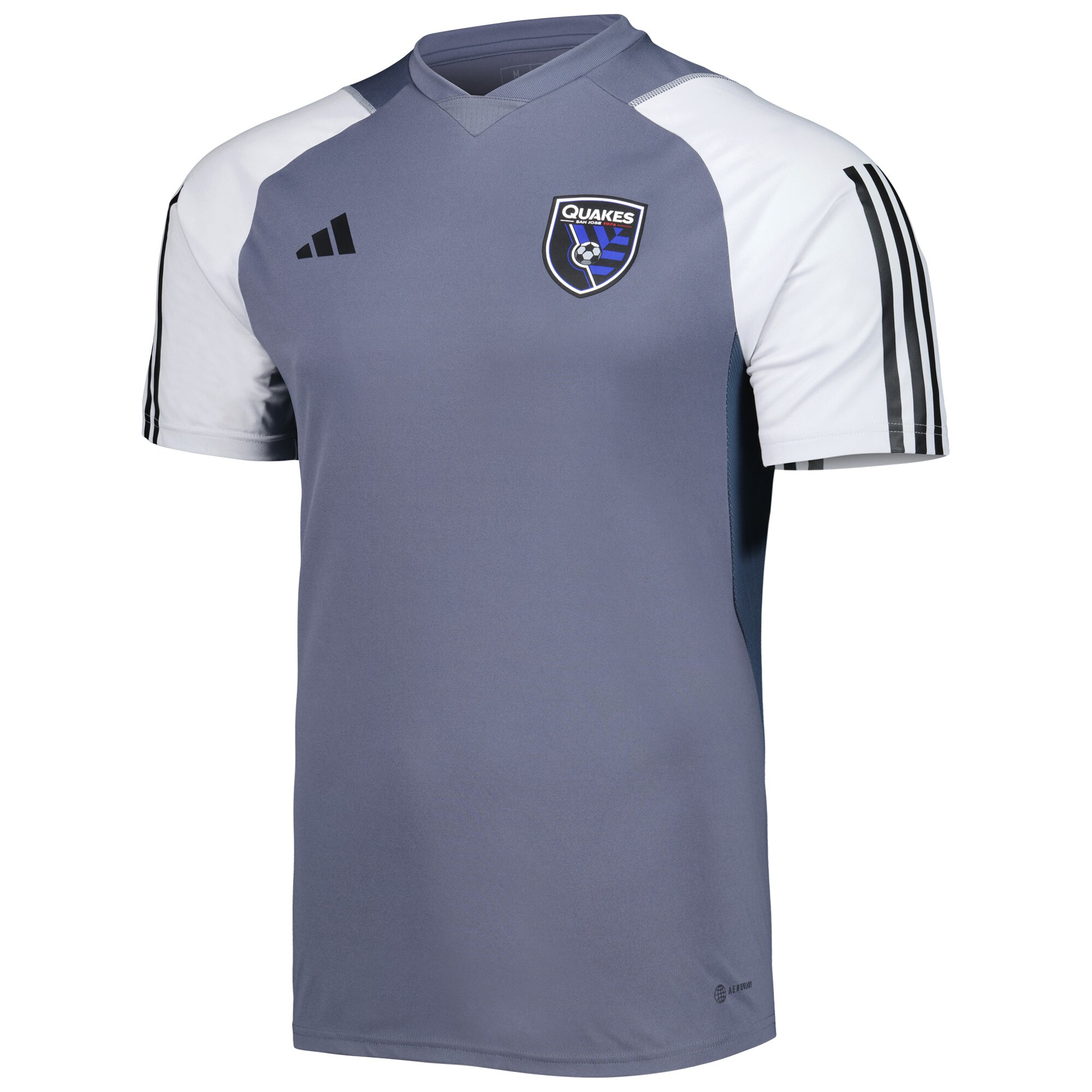 men8217s san jose earthquakes adidas gray 2023 on-field training jersey | LA Galaxy Jerseys and Fan Gear | MLS Apparel