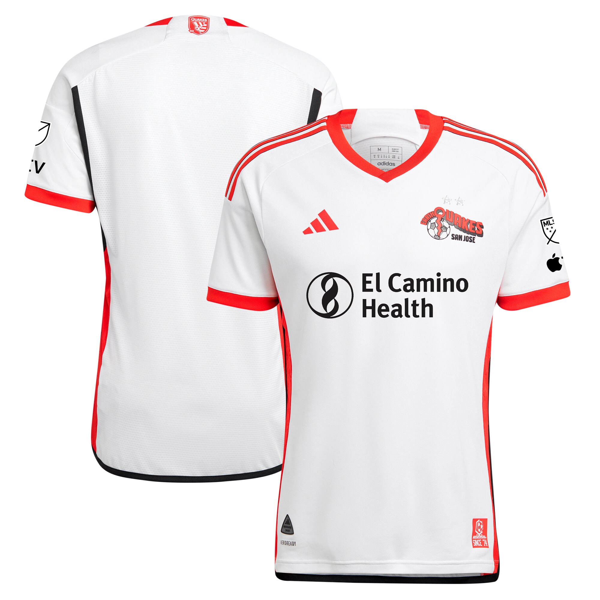 men8217s san jose earthquakes adidas white 2025 the 50 kit authentic jersey | LA Galaxy Jerseys and Fan Gear | MLS Apparel