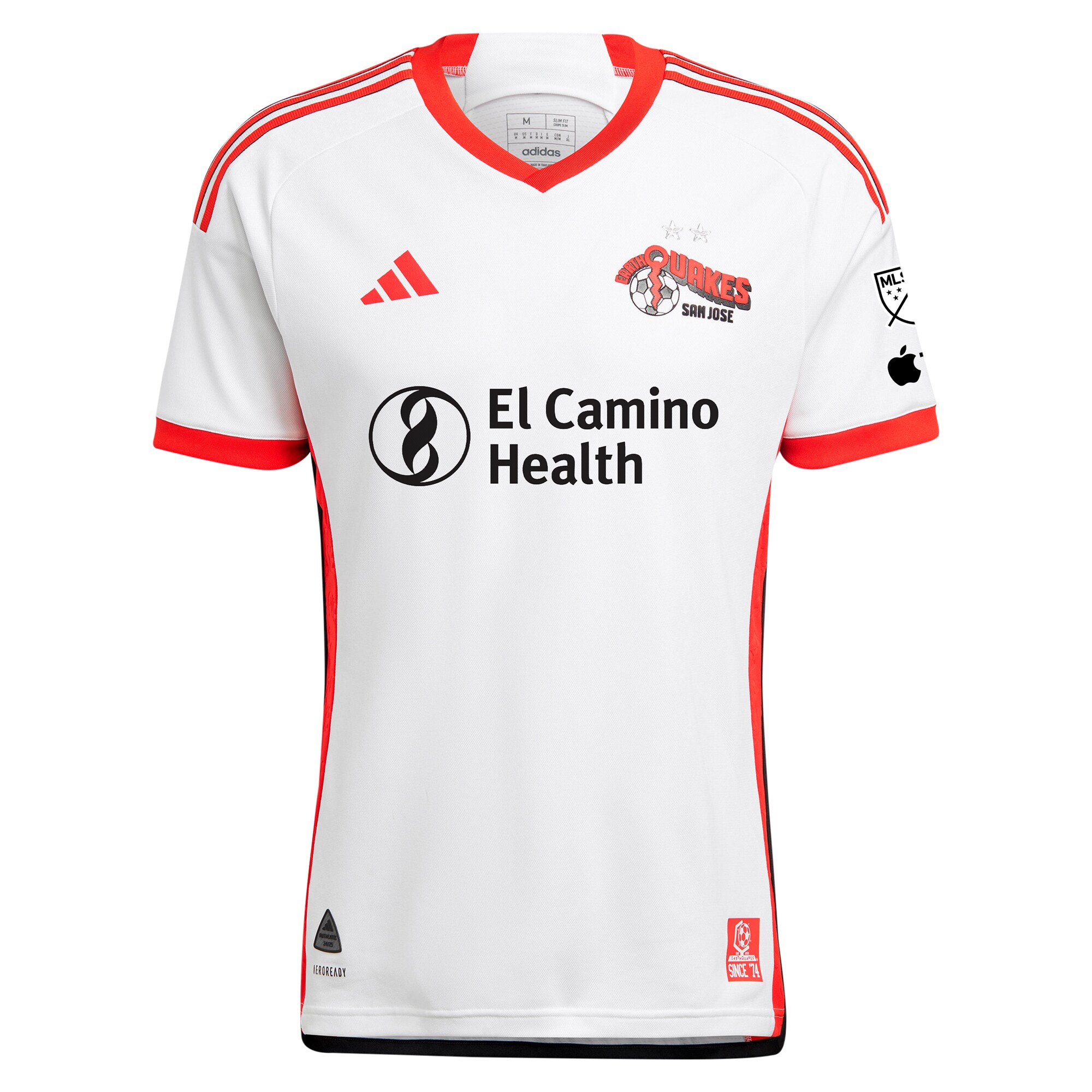 men8217s san jose earthquakes adidas white 2025 the 50 kit authentic jersey | LA Galaxy Jerseys and Fan Gear | MLS Apparel